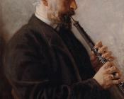 托马斯伊肯斯 - The Oboe Player